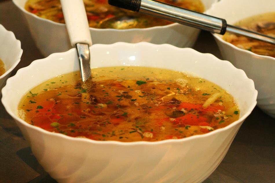 Soup Ladle in bowl