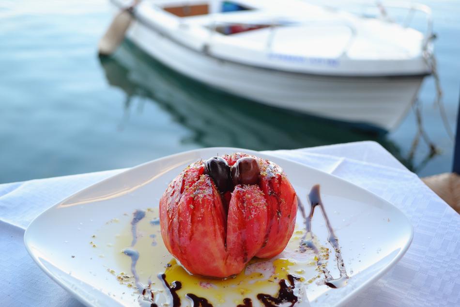 Tomato Salad Food By The Sea