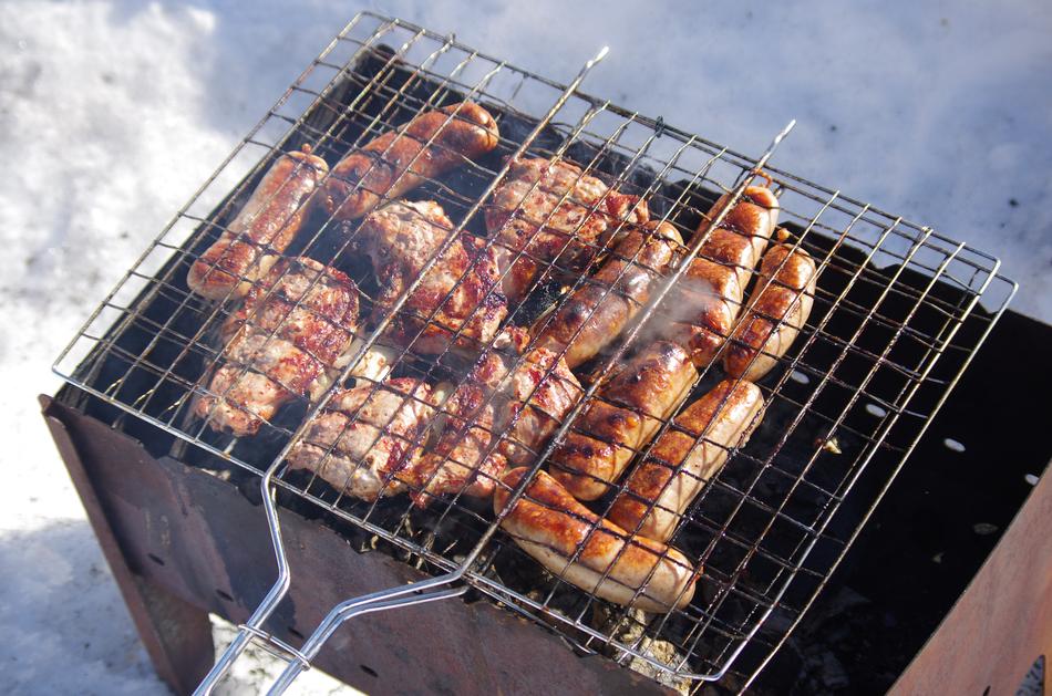 Shish Kebab Sausages Picnic