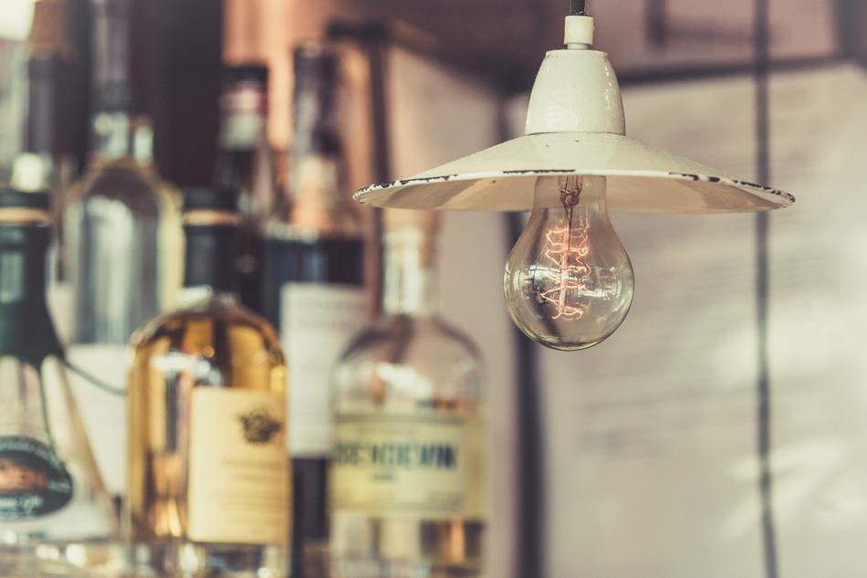 Bar Wine Display
