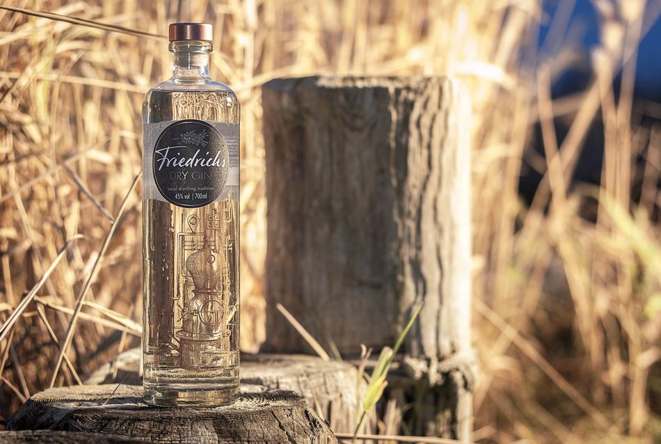 bottle on haystack