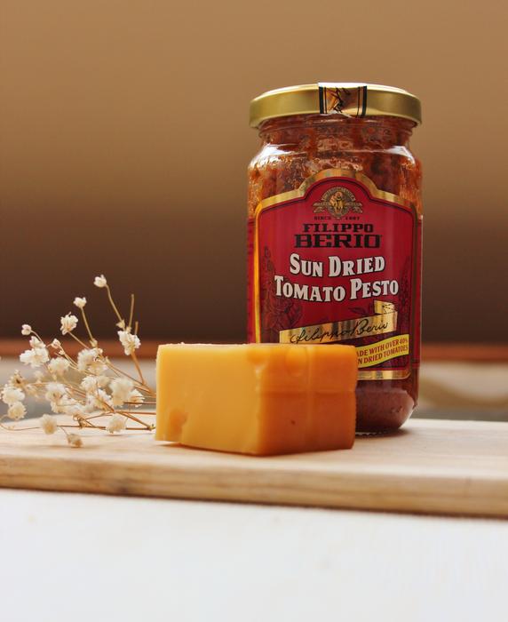 Glass Jar and cheese