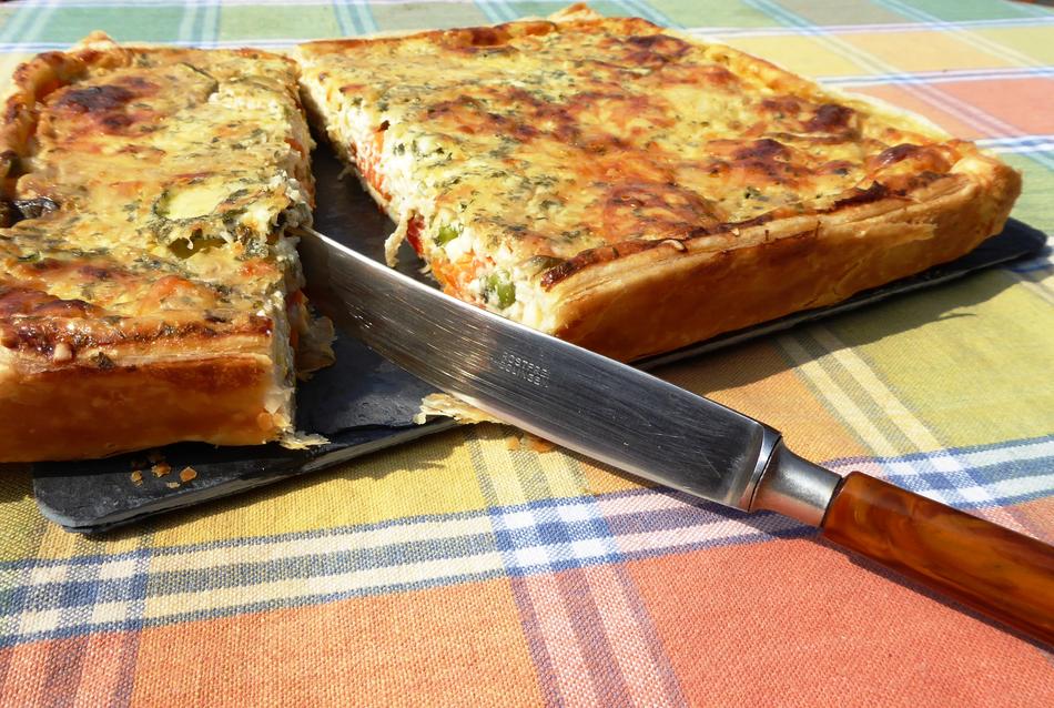 Vegetable Cake Quiche France
