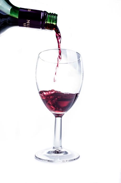Wine Red Glass