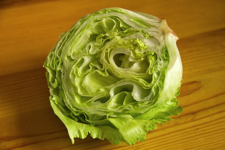 Salad vegetable on Table Close-Up