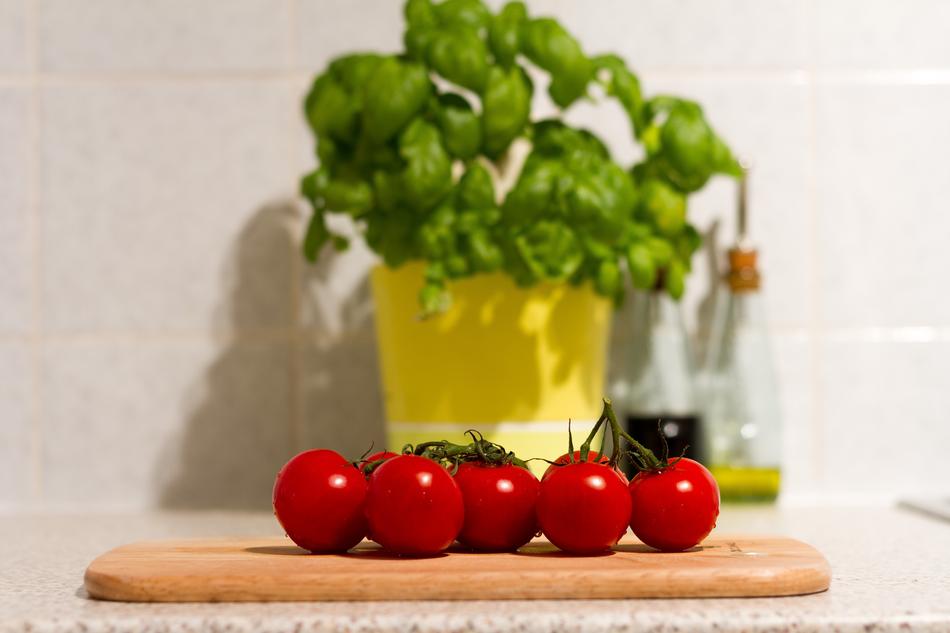 Tomatoes Vegetables Basil