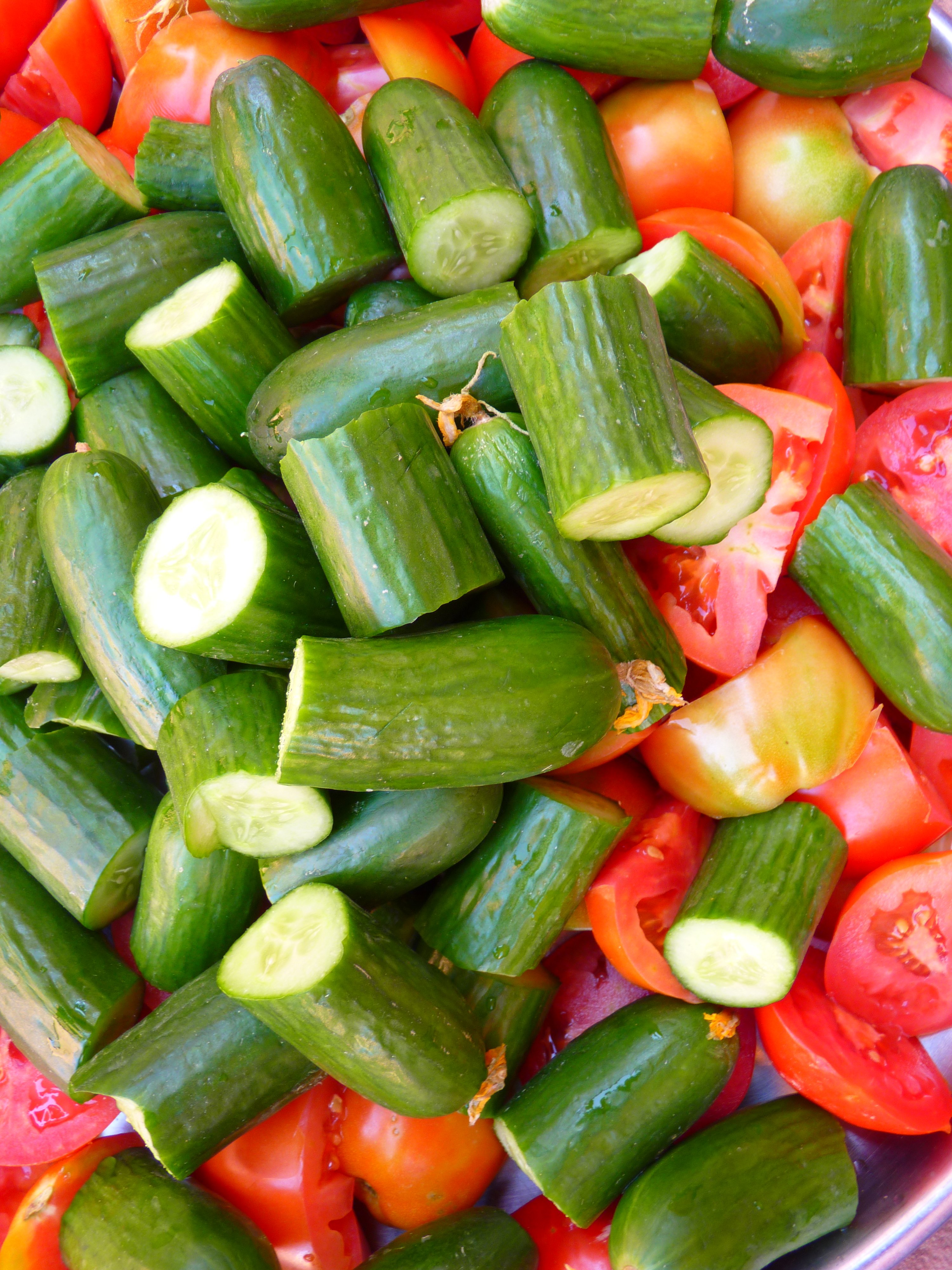 Cucumber Tomato Paprika free image download