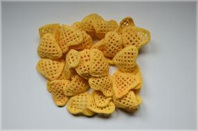 heart shaped Chips, Crackers, Snack