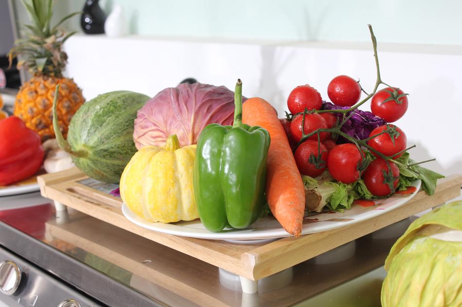 large vegetables on the table