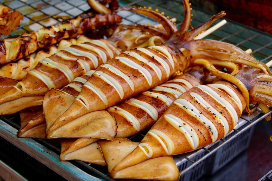 Sea roast at the fair