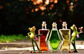 Frogs Beverages Bottles