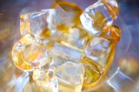 ice in a glass