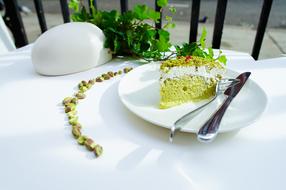 delicate sweet cake