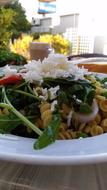 mouthwatering plate of salad