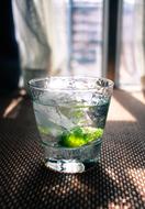 Summer Beverage in glass indoor