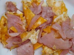 Scrambled Eggs Ham Egg
