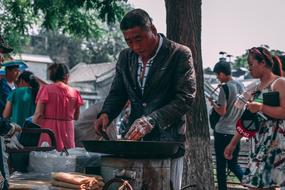 Cooking outdoors