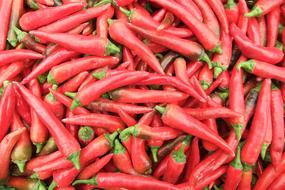 ripe hot peppers