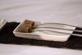 snack on fork