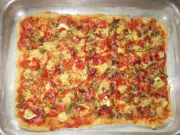 Pizza Food square delicious pizza