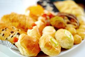 Sweet pastries with filling