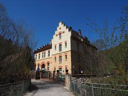 restaurant building is old