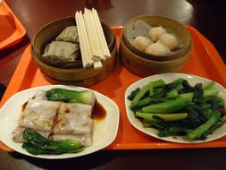delicious asian restaurant dish