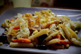 Noodles with Sausage and Potatoes