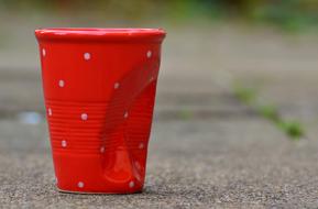 Coffee Mugs Crumpled Ceramic