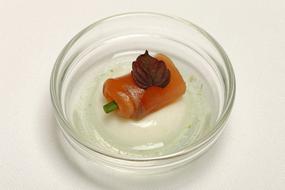 delicious snack on plate
