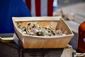 Clams Display Table Food