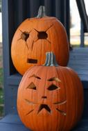 funny pumpkins with face