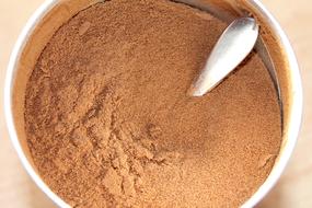 Coffee Powder and spoon in cup