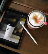 Sweet delicious latte