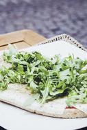 white bread with herbs