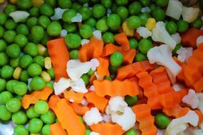 chopped healthy vegetables