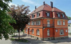 orange brick building