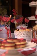 sweet baked goods on table