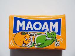Maoam Candy with orange