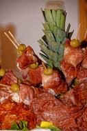 Ham Sausage with Pineapple