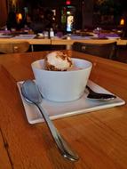 Custard in bowl, Sweet Dessert