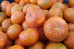 fresh sweet mandarins
