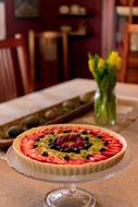 fresh berry pie