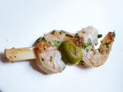 stick prawn