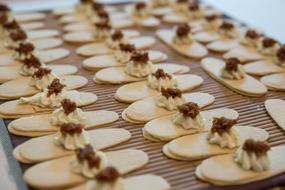 Cheese snacks on the table