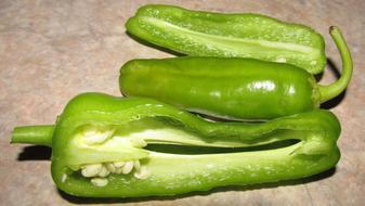 chopped wet peppers