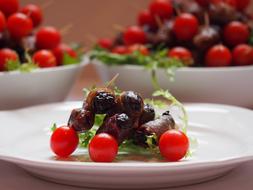 Fresh sweet berries in a plate