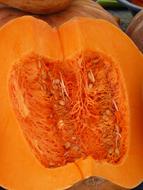 sweet pumpkin half