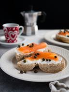 salmon sandwich