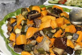 eggplant pumpkin salad